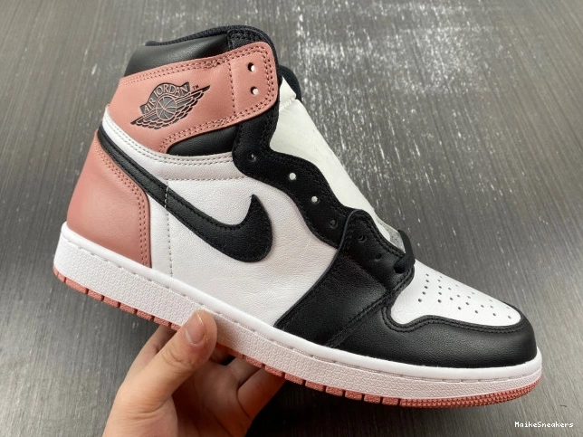 MaikeSneakers Rust Jordan 1 Retro 861428-101 Pink Og Air High Nrg 0727